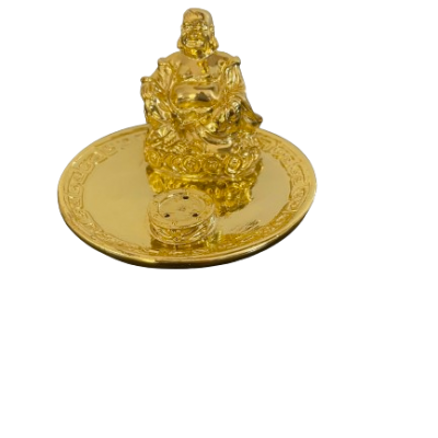 Laughing_Buddha_Incense_Holder_Gold-removebg-preview